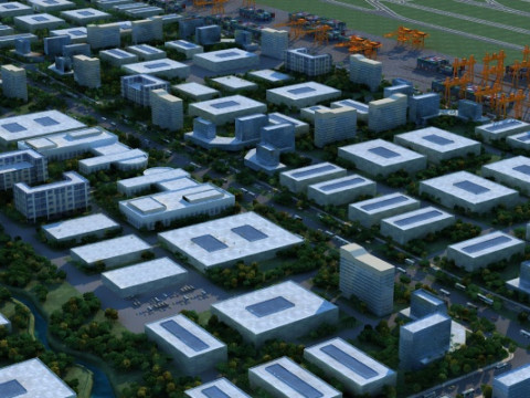 Air logistics park 3D Model