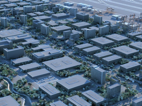 Air logistics park 3D Model