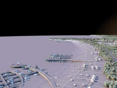 Seaside 3D Model