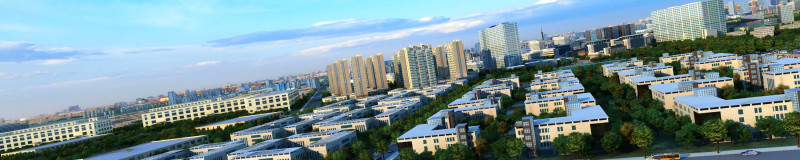 Urban architecture 3D Model .c4d .max .obj .3ds .fbx .stl .blend 