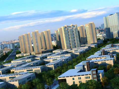 Arquitectura urbana Modelo 3D