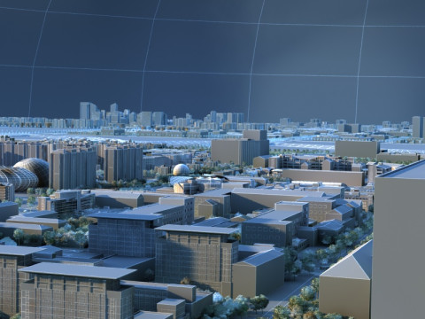 Urban architecture 3D Model