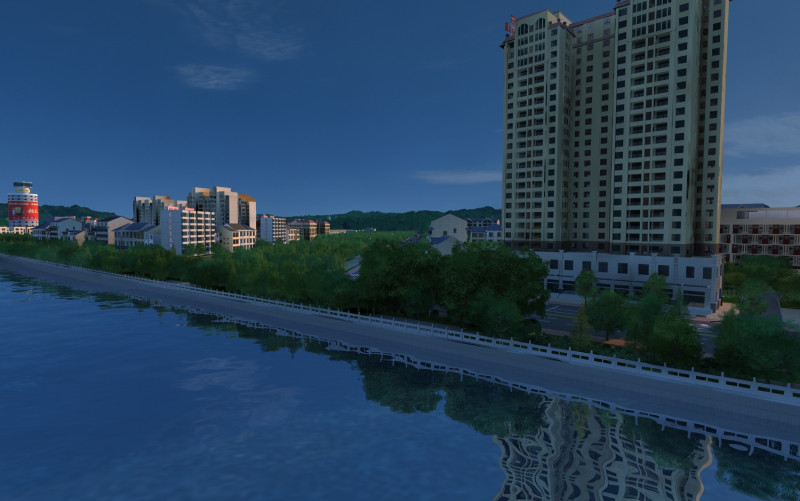 Urban architecture 3D Model .c4d .max .obj .3ds .fbx .stl .blend 