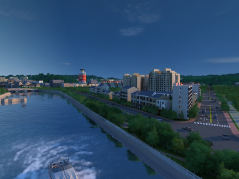 Urban architecture 3D Model