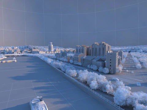 Architektura miejska Model 3D