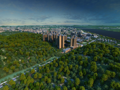 Urban architecture 3D Model