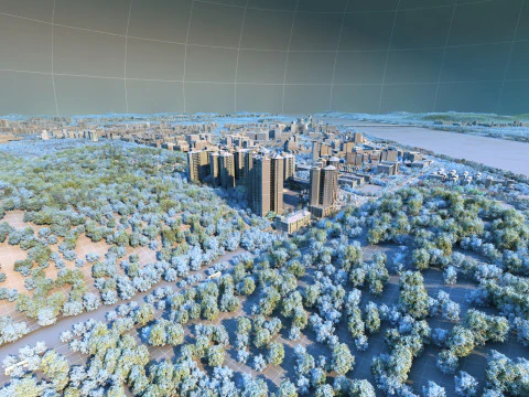 Urban architecture 3D Model