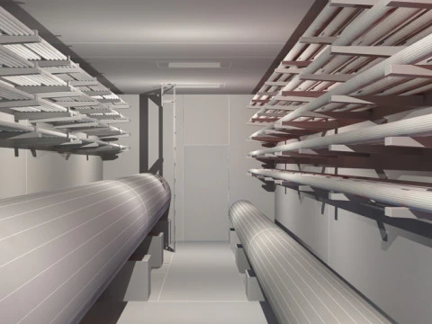 Urban pipeline 3D Model