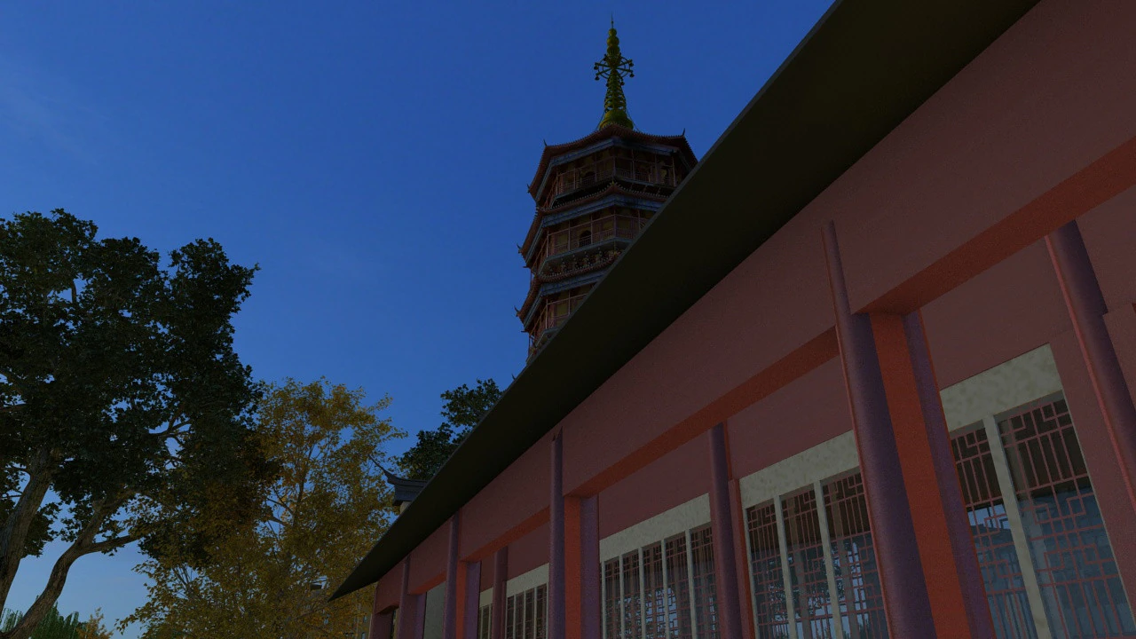 Ancient building 3D Model .c4d .max .obj .3ds .fbx .stl .blend 
