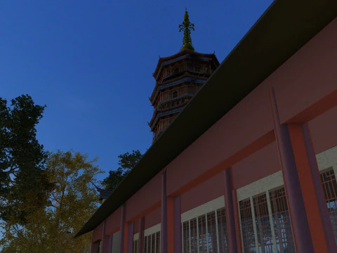 Edif&iacute;cio antigo Modelo 3D