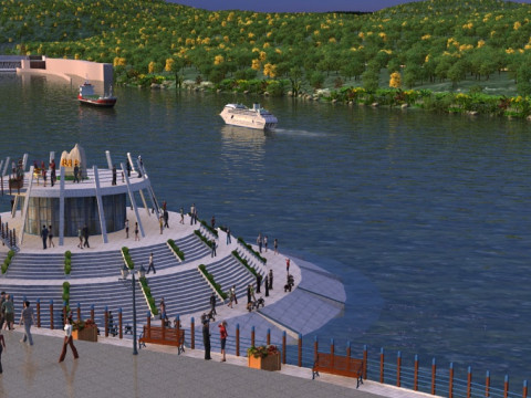Free life platform Modelo 3D