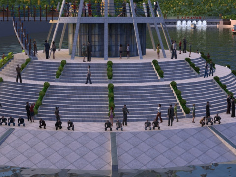Free life platform Modelo 3D