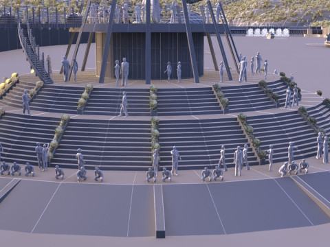Free life platform Modelo 3D