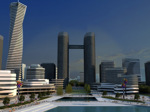 Urban architecture Modèle 3D