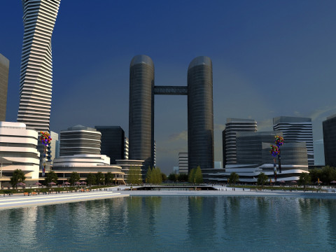 Urban architecture Model 3D