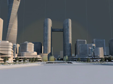 Urban architecture 3D Model