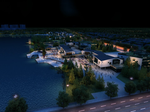 Ban architecture 3D Model