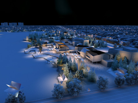Ban architecture 3D Model