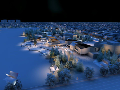 Ban architecture 3D Model