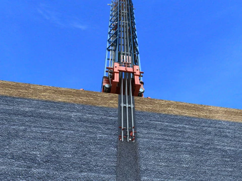 Well drilling 3D Model