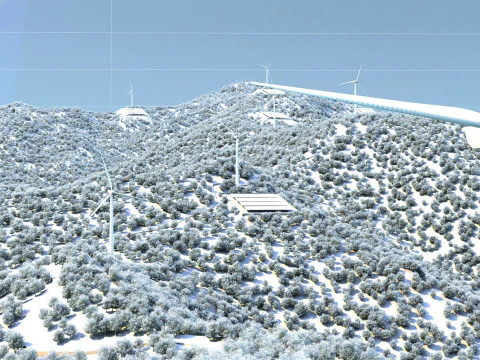 Mulino a vento Modello 3D