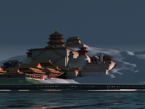 The Summer Palace 3D Model