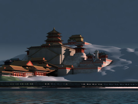 The Summer Palace Model 3D