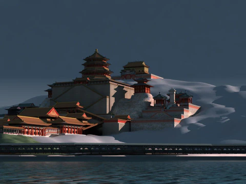 The Summer Palace 3D Model