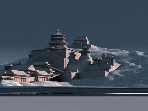 The Summer Palace 3D Model