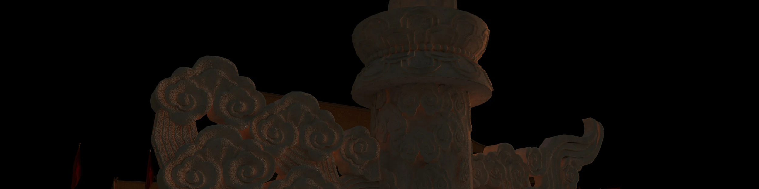 The Forbidden City 3D Model .c4d .max .obj .3ds .fbx .stl .blend