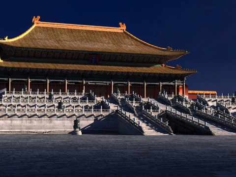 Die Verbotene Stadt 3D Modell