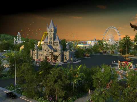 Dinosaur paradise 3D Model
