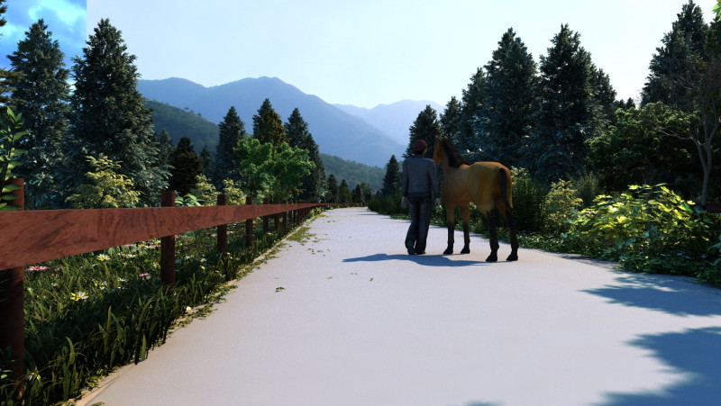 Walk a horse 3D Model .c4d .max .obj .3ds .fbx .stl .blend 