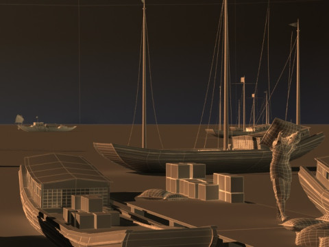 Quay 3D मॉडल