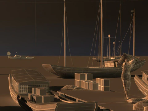 Quay 3D Model