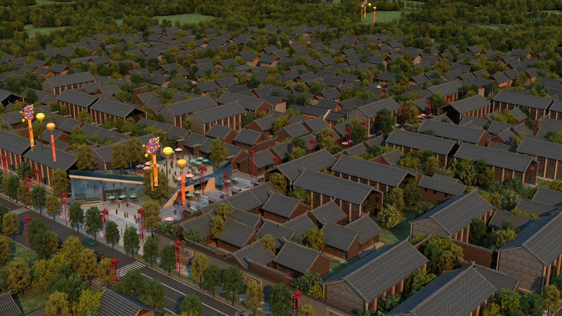 Ancient town Modèle 3D .c4d .max .obj .3ds .fbx .stl .blend 