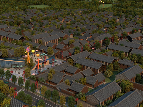 Ancient town 3D Model