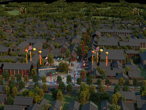 Ancient town 3D Model