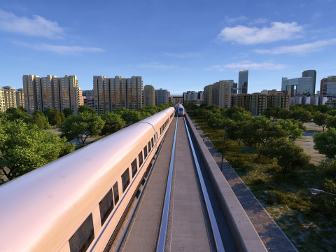 Train 3D 모델