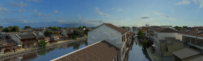 Ancient town 3D Модель .c4d .max .obj .3ds .fbx .stl .blend 
