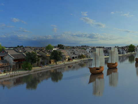 Ancient town 3D Модель