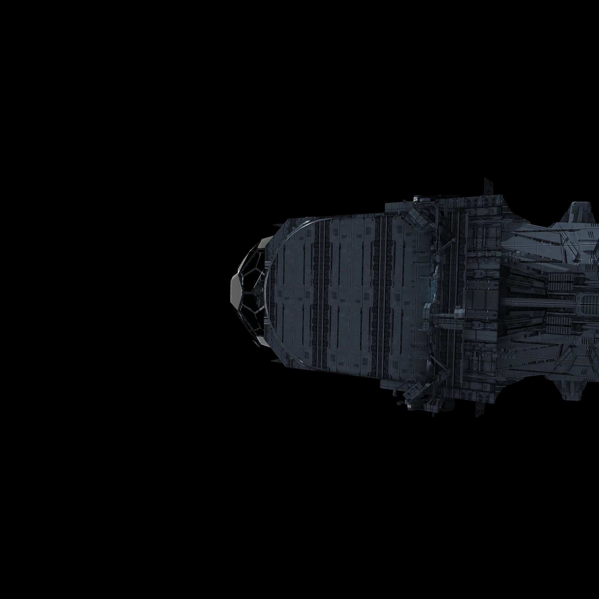 Airship 3D Model .c4d .max .obj .3ds .fbx .stl .blend 