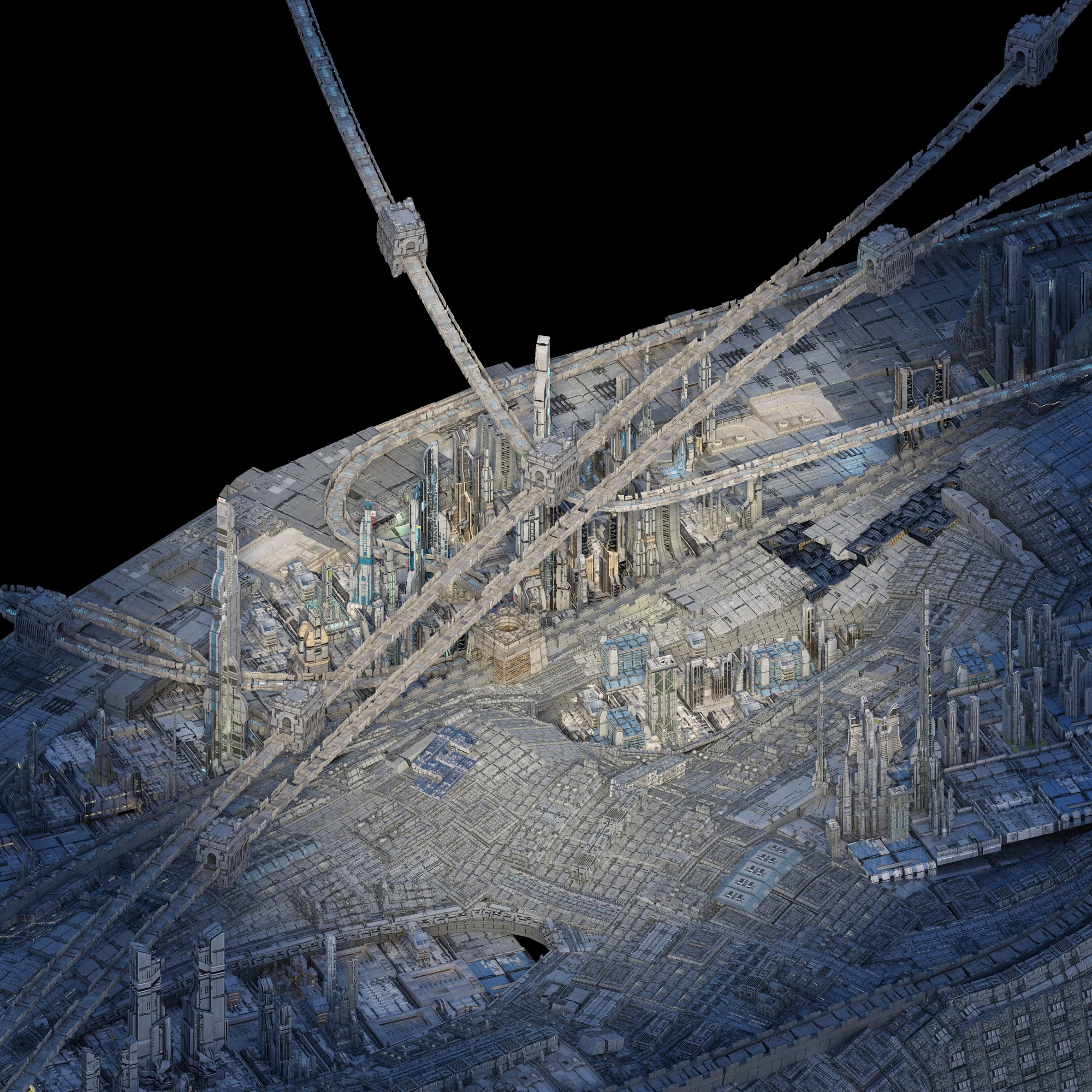 Caminante lunar Modelo 3D .c4d .max .obj .3ds .fbx .stl .blend 