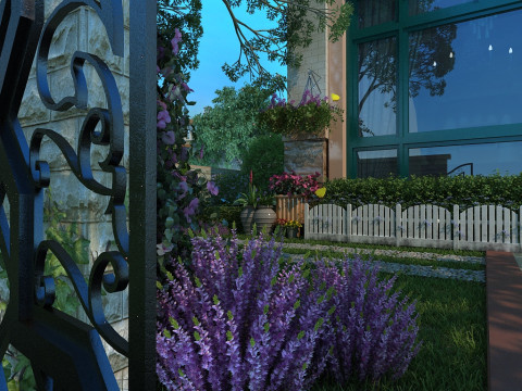 Courtyard 3D 모델