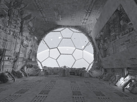 Space architecture Model 3D