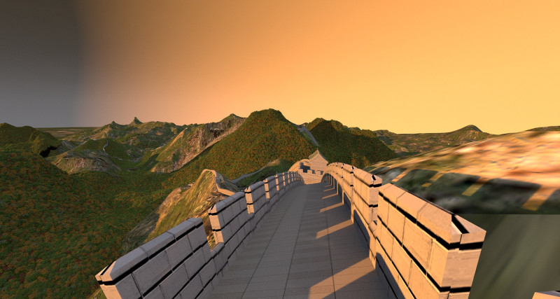 The Great Wall 3D 모델 .c4d .max .obj .3ds .fbx .stl .blend 
