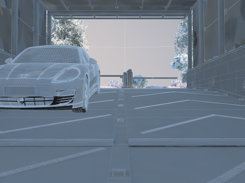 Garage Modèle 3D