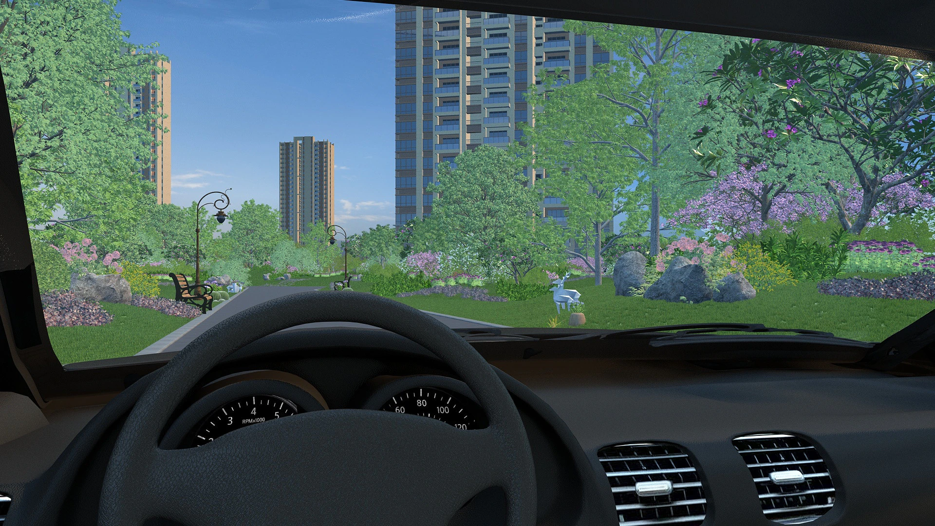 Car accident 3D Model .c4d .max .obj .3ds .fbx .stl .blend 