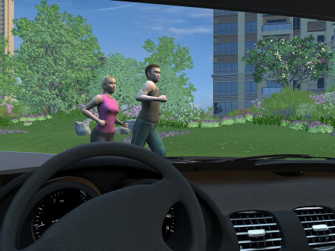 Car accident 3D Model