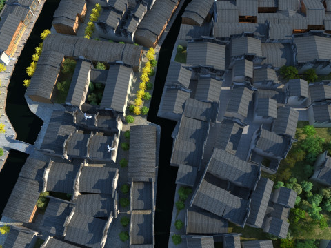 Ancient town 3D Model